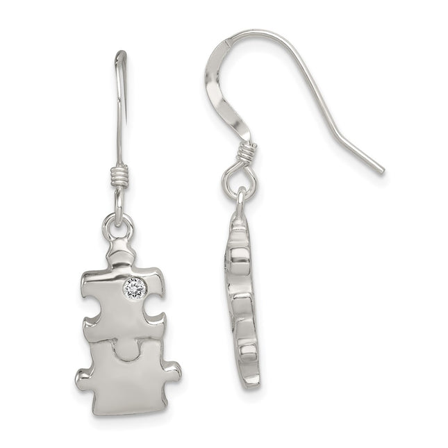 Sterling Silver Earrings Style QE8793 - Classique Jewelry Inc.