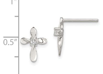 Sterling Silver Earrings Style QE8813 - Classique Jewelry Inc.