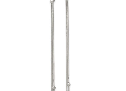 Sterling Silver Earrings Style QE8854 - Classique Jewelry Inc.
