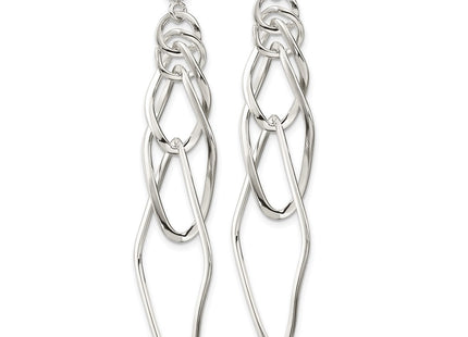 Sterling Silver Earrings Style QE8897 - Classique Jewelry Inc.
