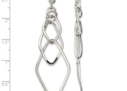 Sterling Silver Earrings Style QE8897 - Classique Jewelry Inc.