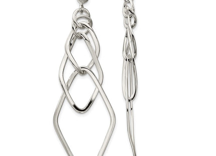 Sterling Silver Earrings Style QE8897 - Classique Jewelry Inc.