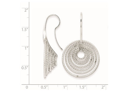 Sterling Silver Earrings Style QE8900 - Classique Jewelry Inc.