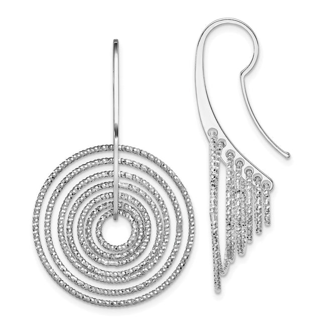 Sterling Silver Earrings Style QE8900 - Classique Jewelry Inc.