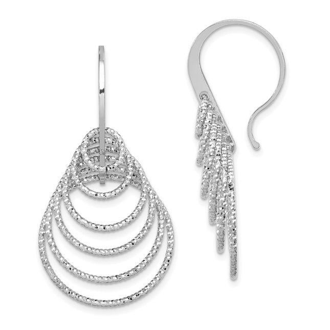 Sterling Silver Earrings Style QE8901 - Classique Jewelry Inc.