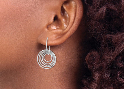 Sterling Silver Earrings Style QE8902 - Classique Jewelry Inc.