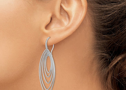 Sterling Silver Earrings Style QE8909 - Classique Jewelry Inc.