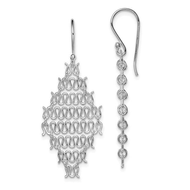 Sterling Silver Earrings Style QE8913 - Classique Jewelry Inc.