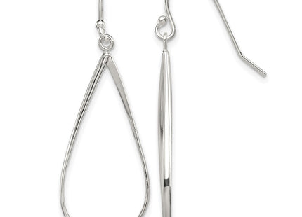 Sterling silver teardrop drop earrings