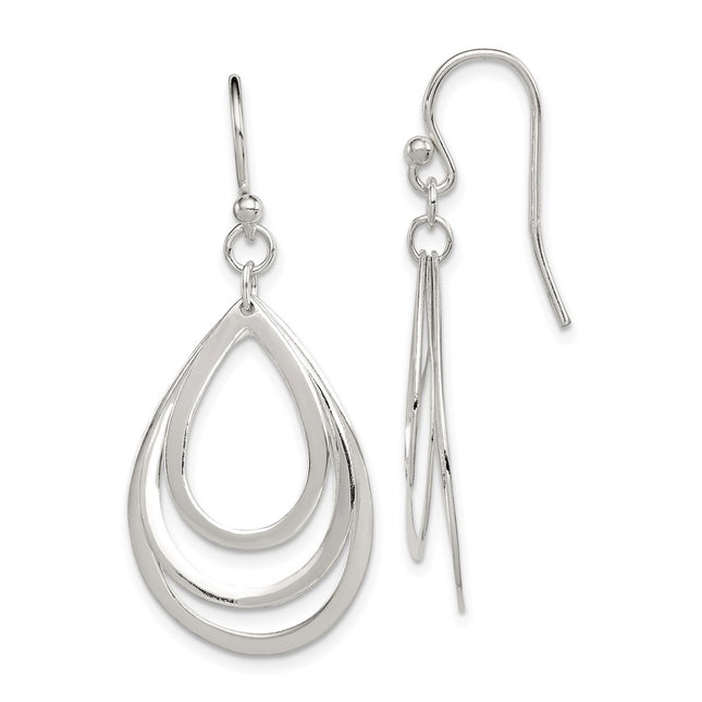 Sterling Silver Earrings Style QE8942 - Classique Jewelry Inc.