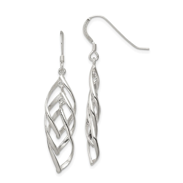 Sterling Silver Earrings Style QE8945 - Classique Jewelry Inc.