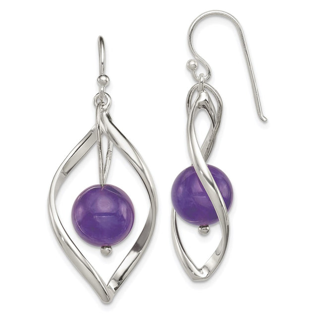 Sterling Silver Earrings Style QE8959 - Classique Jewelry Inc.