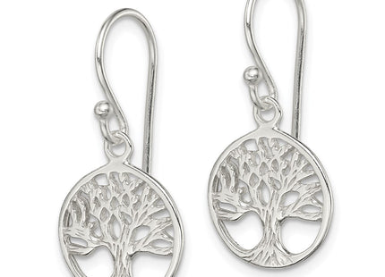 Sterling silver earrings, alternate view