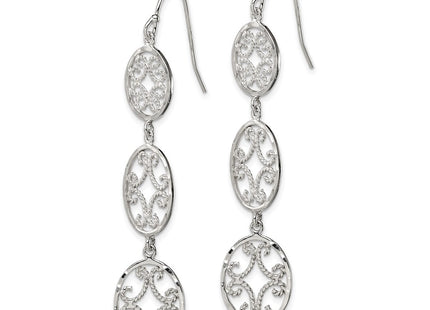 Sterling Silver Earrings Style QE9002 - Classique Jewelry Inc.