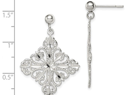 Sterling Silver Earrings Style QE9005 - Classique Jewelry Inc.