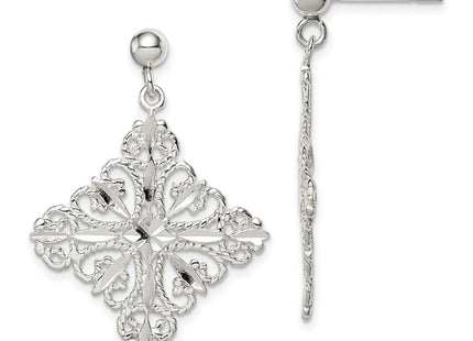 Sterling Silver Earrings Style QE9005 - Classique Jewelry Inc.