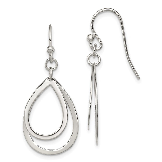 Sterling Silver Earrings Style QE9063 - Classique Jewelry Inc.