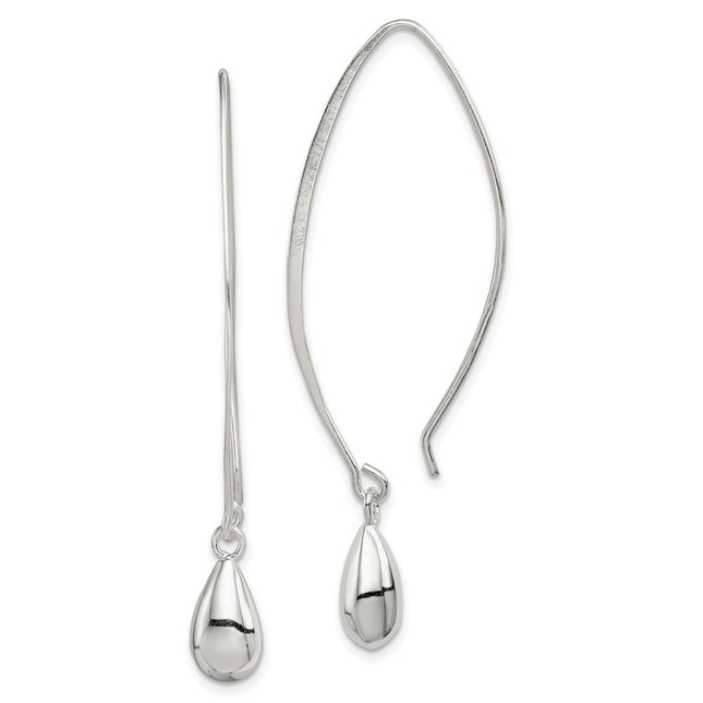 Sterling Silver Earrings Style QE9080 - Classique Jewelry Inc.