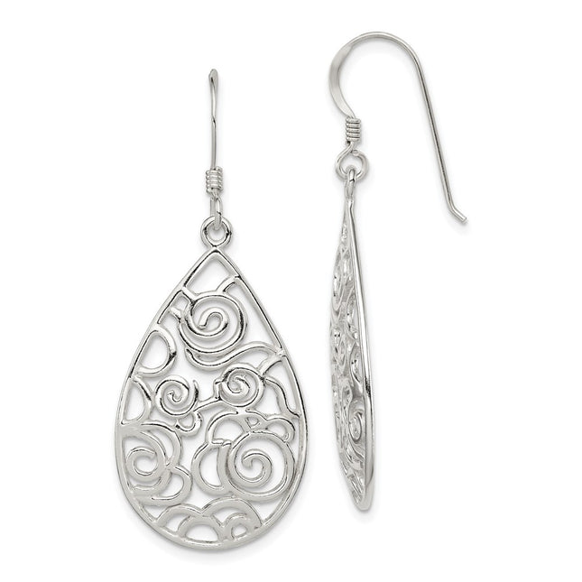 Sterling Silver Earrings Style QE9097 - Classique Jewelry Inc.