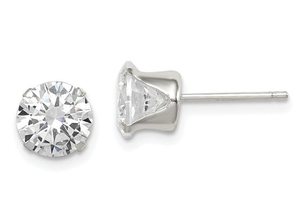 Sterling Silver Earrings Style QE9106 - Classique Jewelry Inc.