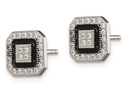 Sterling Silver Earrings Style QE9117 - Classique Jewelry Inc.
