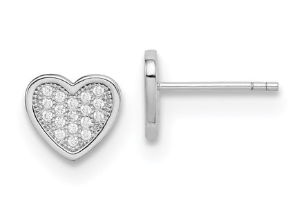 Sterling Silver Earrings Style QE9130 - Classique Jewelry Inc.