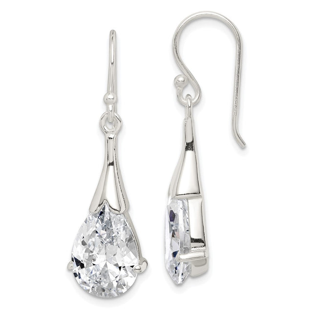 Sterling Silver Earrings Style QE9152 - Classique Jewelry Inc.