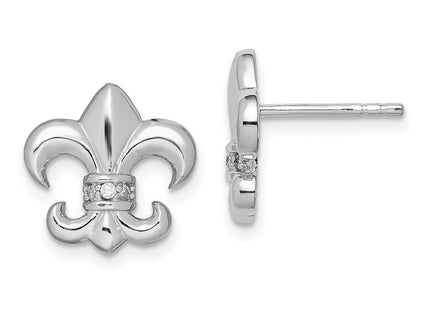 Sterling Silver Earrings Style QE9225 - Classique Jewelry Inc.