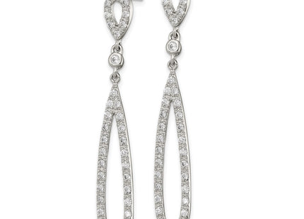 Sterling Silver Earrings Style QE9293 - Classique Jewelry Inc.