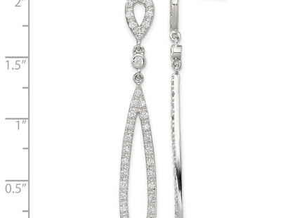Sterling Silver Earrings Style QE9293 - Classique Jewelry Inc.