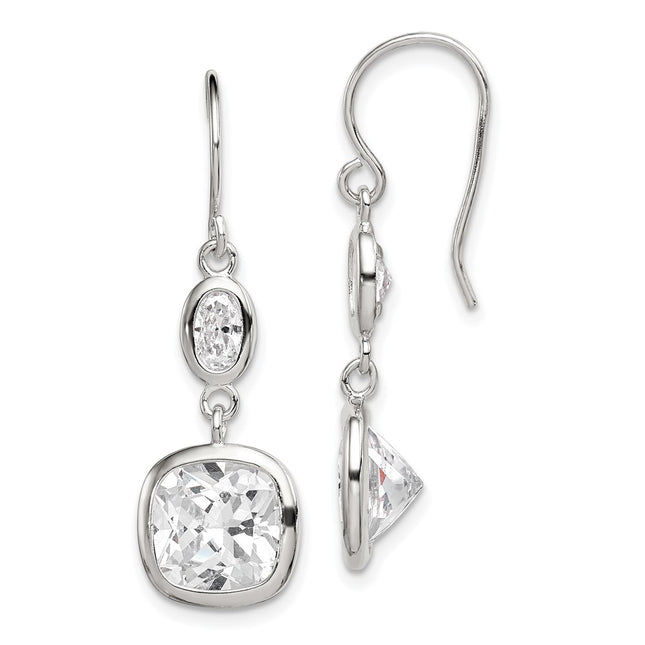 Sterling Silver Earrings Style QE9309 - Classique Jewelry Inc.