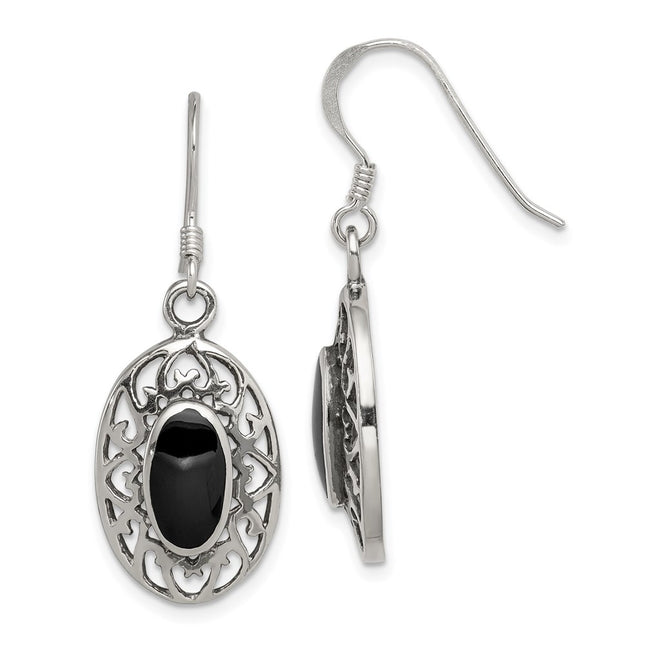 Sterling Silver Earrings Style QE9387 - Classique Jewelry Inc.