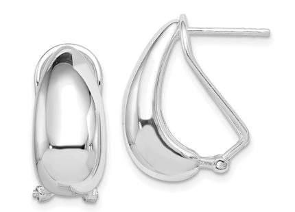 Sterling Silver Earrings Style QE940 - Classique Jewelry Inc.