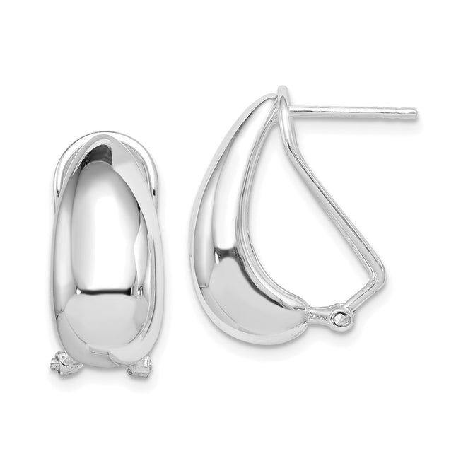 Sterling Silver Earrings Style QE940 - Classique Jewelry Inc.