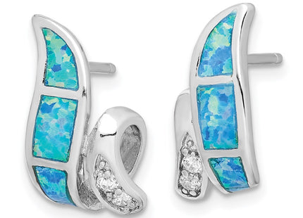 Sterling Silver Earrings Style QE9406 - Classique Jewelry Inc.