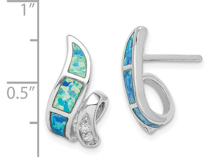 Sterling Silver Earrings Style QE9406 - Classique Jewelry Inc.