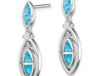 Sterling Silver Earrings Style QE9407 - Classique Jewelry Inc.
