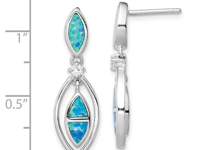 Sterling Silver Earrings Style QE9407 - Classique Jewelry Inc.