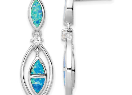 Sterling Silver Earrings Style QE9407 - Classique Jewelry Inc.