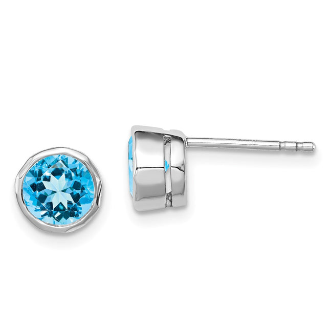 Sterling Silver Earrings Style QE9411BT - Classique Jewelry Inc.