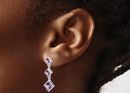 Sterling Silver Earrings Style QE9413AM - Classique Jewelry Inc.