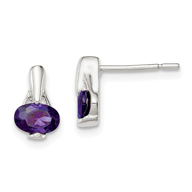 Sterling Silver Earrings Style QE9418 - Classique Jewelry Inc.