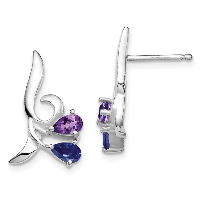 Sterling Silver Earrings Style QE9420 - Classique Jewelry Inc.
