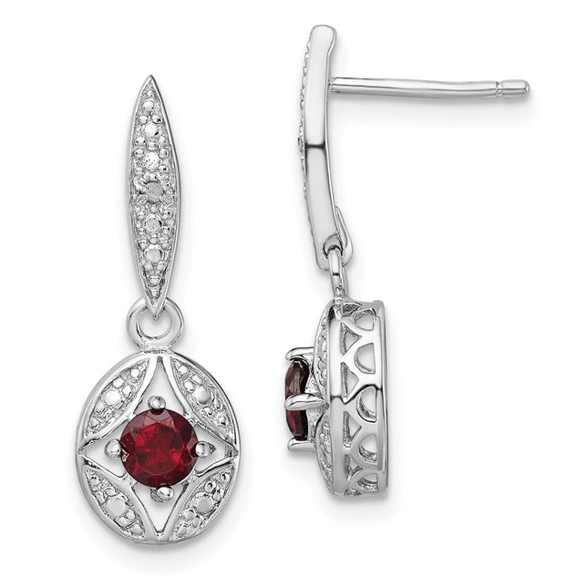 Sterling Silver Earrings Style QE9433 - Classique Jewelry Inc.