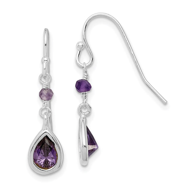 Sterling Silver Earrings Style QE9439 - Classique Jewelry Inc.