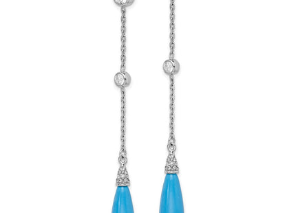 Sterling Silver Earrings Style QE9442 - Classique Jewelry Inc.