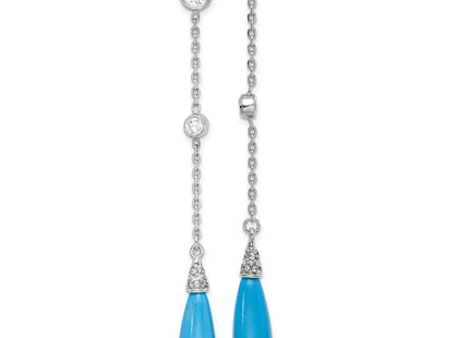 Sterling Silver Earrings Style QE9442 - Classique Jewelry Inc.