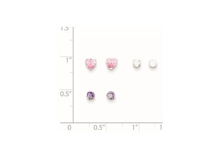 Sterling Silver Earrings Style QE9576 - Classique Jewelry Inc.