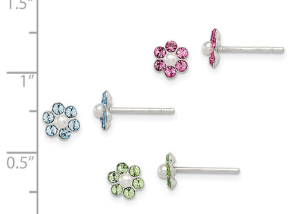 Sterling Silver Earrings Style QE9578SET - Classique Jewelry Inc.
