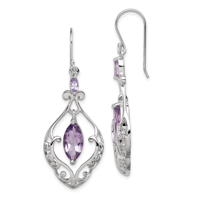 Sterling Silver Earrings Style QE9609 - Classique Jewelry Inc.